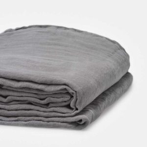 Linnen laken Mineral Grey